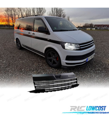 CALANDRE VOLKSWAGEN VW T6 MULTIVAN CARAVELLE 15-19 NOIR CHROME