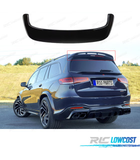 AILERON SPOILER MERCEDES GLS X167 20- LOOK AMG NOIR BRILLANT