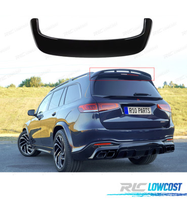 AILERON SPOILER MERCEDES GLS X167 20- LOOK AMG NOIR BRILLANT