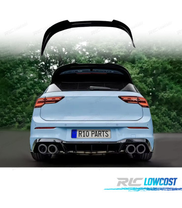 AILERON SPOILER VOLKSWAGEN VW GOLF 8 R GTI NOIR BRILLANT