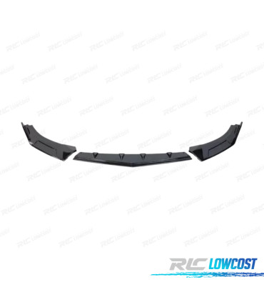SPOILER LAME DE PARE-CHOCS AVANT VOLKSWAGEN VW GOLF 8 R NOIR BRILLANT