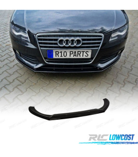 SPOILER LAME DE PARE-CHOCS AVANT AUDI A4 B8 07-11 NOIR BRILLANT