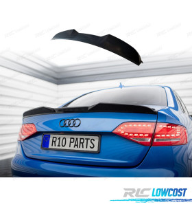 AILERON SPOILER AUDI A4 B8 11-15 NOIR BRILLANT