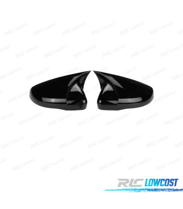 COQUES RÉTROVISEURS VOLKSWAGEN VW POLO 21- NOIR BRILLANT