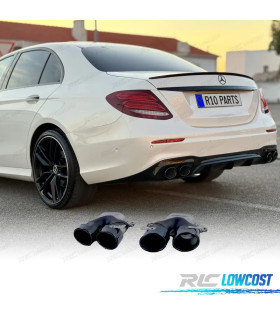 EMBOUT D'ÉCHAPPEMENTMB CLASSE E W213 16-19 LOOK AMG E53 NOIR