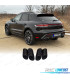 EMBOUTS D'ÉCHAPPEMENTS PORSCHE MACAN 18- LOOK S NOIR