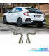 EMBOUTS D'ÉCHAPPEMENTS HONDA CIVIC 16-20 LOOK TYPE R