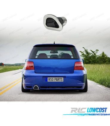 EMBOUT D'ÉCHAPPEMENT UNIVERSEL ACIER INOXYDABLE PERFORMANCE OVALE