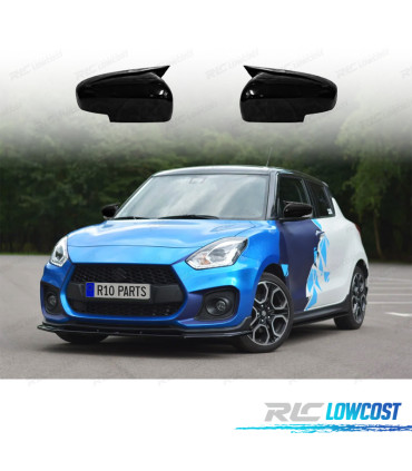 COQUES RÉTROVISEURS SUZUKI SWIFT 17- NOIR BRILLANT