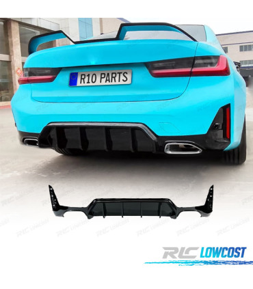 DIFFUSEUR BMW G20 23-25 LOOK M NOIR BRILLANT