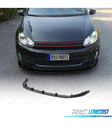 SPOILER LAME VOLKSWAGEN VW GOLF MK6 08-12 NOIR BRILLANT