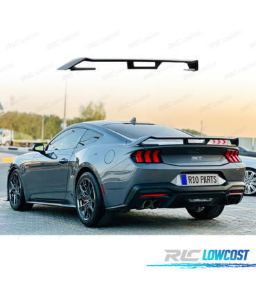 AILERON BECQUET FORD MUSTANG 24- LOOK GT NOIR BRILLANT