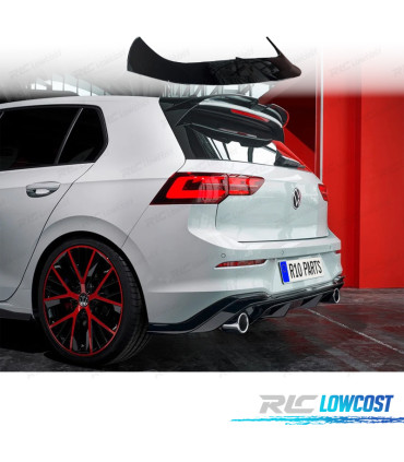 AILERON BECQUET VOLKSWAGEN GOLF 8 GTI LOOK OETTINGER NOIR BRILLANT