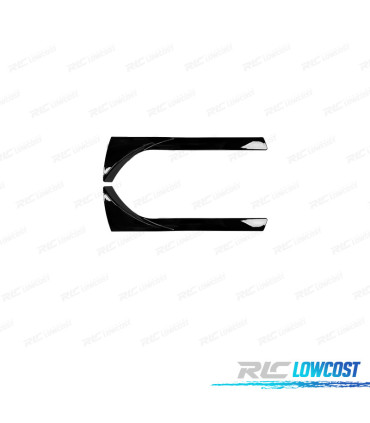 RAJOUTS LATÉRAUX D´AILERON VOLKSWAGEN VW TIGUAN 16-20 NOIR BRILLANT