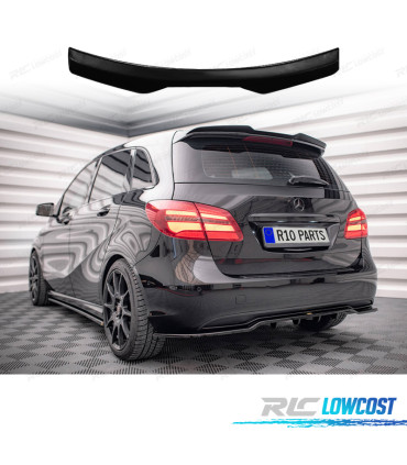SPOILER DE TOIT MERCEDES W246 11-14 NOIR BRILLANT