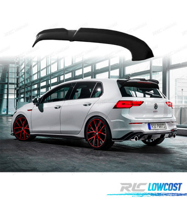 AILERON SPOILER VW GOLF 8 LOOK OETTINGER NOIR BRILLANT