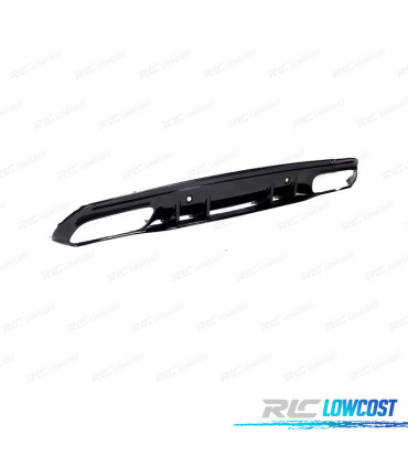 DIFFUSEUR MERCEDES CLASSE C C205 COUPE AMG 14-18 LOOK C63 NOIR BRILLANT