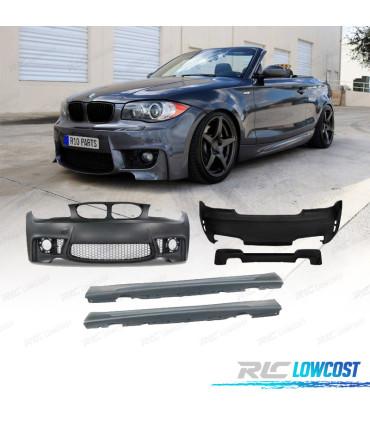 KIT CARROSSERIE BMW E82 E88 04-12 LOOK 1M ABS