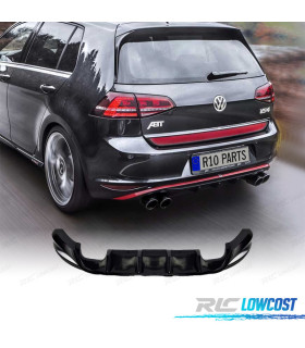 DIFFUSEUR ARRIÈRE VOLKSWAGEN VW GOLF MK7 12-17 LOOK ABT ABS