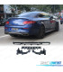 DIFFUSEUR MERCEDES CLASSE C C205 COUPE AMG 14-18 LOOK C63 MOULURE ARGENT