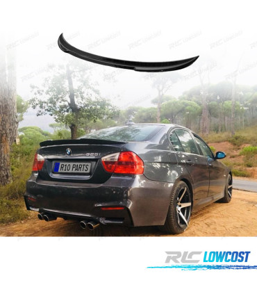 AILERON BECQUET LAME COFFRE BMW E90 LOOK M4 PSM NOIR BRILLANT