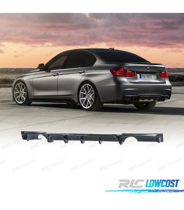 DIFFUSEUR BMW F30 F31 11-19 LOOK M PERFORMANCE NOIR BRILLANT