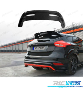 AILERON SPOILER DE TOIT FORD FOCUS 12- CARBONE AVEC FEU STOP