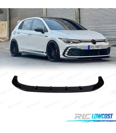 LÈVRE DE SPOILER VOLKSWAGEN VW GOLF 8 GTI NOIR BRILLANT