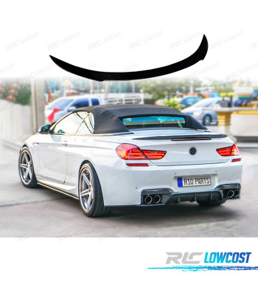 AILERON LAME DE COFFRE BMW F12 11-18 LOOK M6 CARBONE