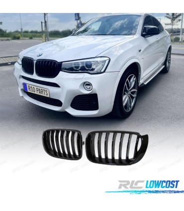 CALANDRES BMW X3 F25 LCI X4 F26 14-18 LOOK M PERFORMANCE NOIR BRILLANT