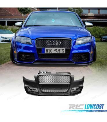 PARE-CHOCS FRONTAL AUDI A4 04-07 LOOK RS4 SANS PDC
