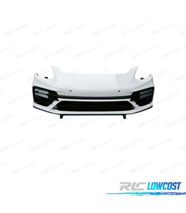 BOUCLIER AVANT PORSCHE PANAMERA 971 17-23 LOOK TURBO + FEUX DE JOUR LED