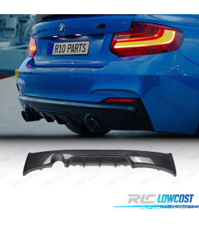 DIFFUSEUR ARRIÈRE BMW F22 13-15 LOOK M PERFORMANCE CARBONE