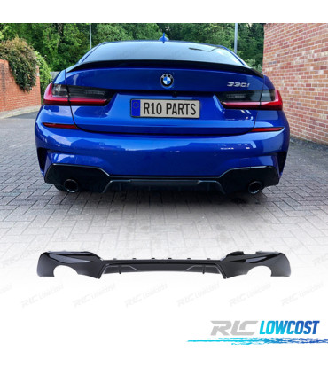 DIFFUSEUR BMW G20 G21 18- LOOK M PERFORMANCE NOIR BRILLANT