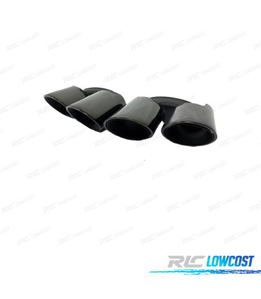 EMBOUT D´ÉCHAPPEMENT PORSCHE PANAMERA 24-25 NOIR BRILLANT