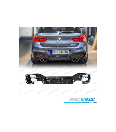 DIFFUSEUR BMW F20 LCI 15-19 LOOK M PERFORMANCE NOIR BRILLANT