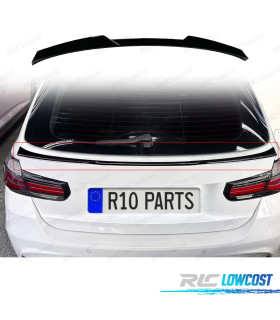 SPOILER BECQUET LAME COFFRE BMW F31 TOURING 12-18 LOOK M NOIR BRILLANT