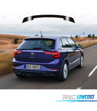 AILERON SPOILER VOLKSWAGEN VW POLO 22- NOIR BRILLANT