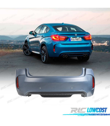 PARE CHOCS ARRIÈRE BMW X6 F16 14- PDC LOOK X6M
