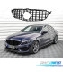 GRILLE MERCEDES CLASSE C W205 14-18 LOOK AMG GT NOIR BRILLANT