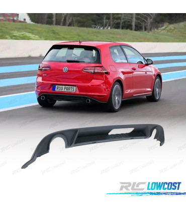 DIFFUSEUR ARRIÈRE VOLKSWAGEN VW GOLF VII 7.5 17-20 LOOK GTI