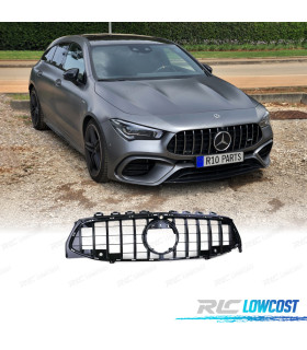 CALANDRE MERCEDES CLASSE CLA C118 19- LOOK AMG GT NOIR BRILLANT