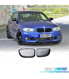 CALANDRES BMW E81 E82 E87 E88 07-12 LOOK M NOIR BRILLANT