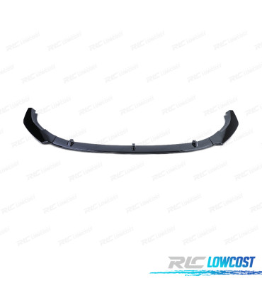 SPOILER LAME AVANT VOLKSWAGEN VW GOLF 6 GTI 09-13 NOIR BRILLANT