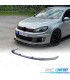 SPOILER LAME AVANT VOLKSWAGEN VW GOLF 6 GTI 09-13 CARBONE