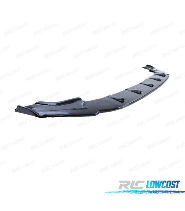 SPOILER LAME AVANT VOLKSWAGEN VW GOLF 7 7.5 17-20 LOOK CLUBSPORT NOIR BRILLANT