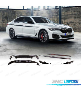 KIT SPOILERS BMW G30 G31 17-20 LOOK M PERFORMANCE NOIR BRILLANT