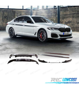 KIT SPOILERS POUR BMW G30 G31 17-19 LOOK M PERFORMANCE NOIR BRILLANT