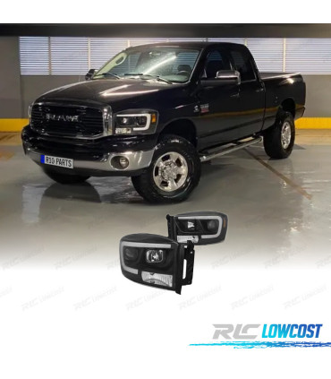 PHARES DODGE RAM 06-08 DAYLIGHT LED NOIR
