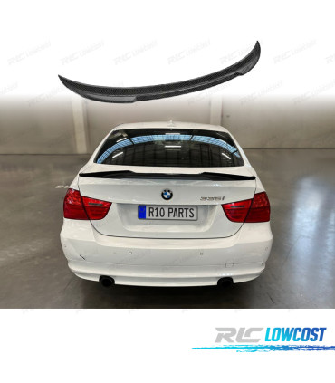 AILERON BECQUET LAME COFFRE BMW E90 05-11 LOOK M4 CARBONE